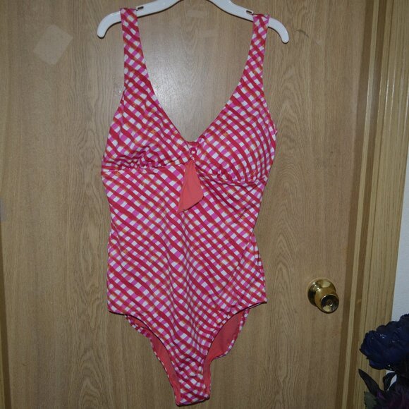 Tommy Bahama Pink One Piece Swimsuit - Picture 1 of 8